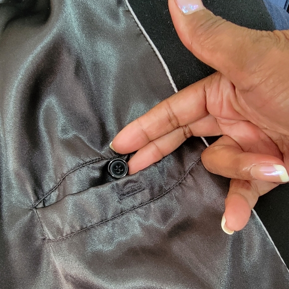 Fox Fur Trimmed Hooded Wool/Cashmere Coat - Picture 5 of 6